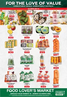 Food Lover's Market catalogue in Adelaide | Kathu - 16 - 22 March 2026 | 2026-03-15T00:00:00.000Z - 2026-03-22T00:00:00.000Z