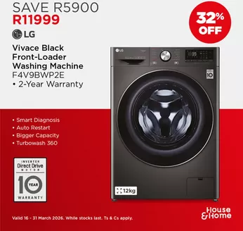 House & Home catalogue in Emalahleni | House & Home weekly specials | 2026-03-16T00:00:00.000Z - 2026-03-31T00:00:00.000Z