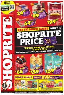 Shoprite catalogue | Shoprite Easter Deals Store Opening Jumbo Mall 19 March - 22 March | 2026-03-19T00:00:00.000Z - 2026-03-22T00:00:00.000Z