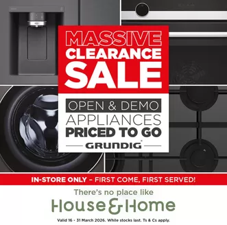 House & Home catalogue in Sandton | Great offer for bargain hunters | 2026-03-16T00:00:00.000Z - 2026-03-31T00:00:00.000Z