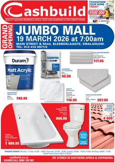 Cashbuild catalogue | Save now with our deals | 2026-03-19T00:00:00.000Z - 2026-04-03T00:00:00.000Z