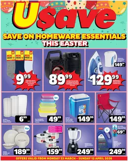 Usave catalogue in Pampierstad | Znusaveeasterfavourites23mar12apr2026 | 2026-03-23T00:00:00.000Z - 2026-04-12T00:00:00.000Z