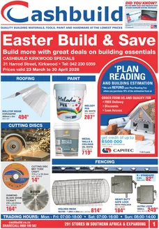 Cashbuild catalogue | Wide range of offers | 2026-03-23T00:00:00.000Z - 2026-04-30T00:00:00.000Z