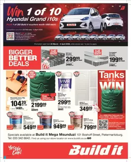 Build It catalogue in Hartswater | Top offers for all bargain hunters | 2026-02-24T00:00:00.000Z - 2026-04-06T00:00:00.000Z