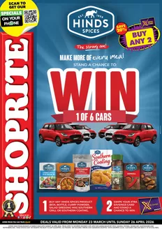 Shoprite catalogue in Porterville | Shoprite Hinds Spices Promotion Western Cape 23 March - 26 April | 2026-03-23T00:00:00.000Z - 2026-04-26T00:00:00.000Z