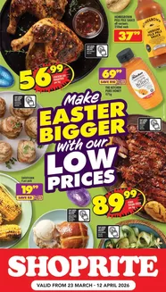 Shoprite catalogue | Shoprite Easter Low Prices KwaZulu-Natal 23 March - 12 April | 2026-03-23T00:00:00.000Z - 2026-04-12T00:00:00.000Z