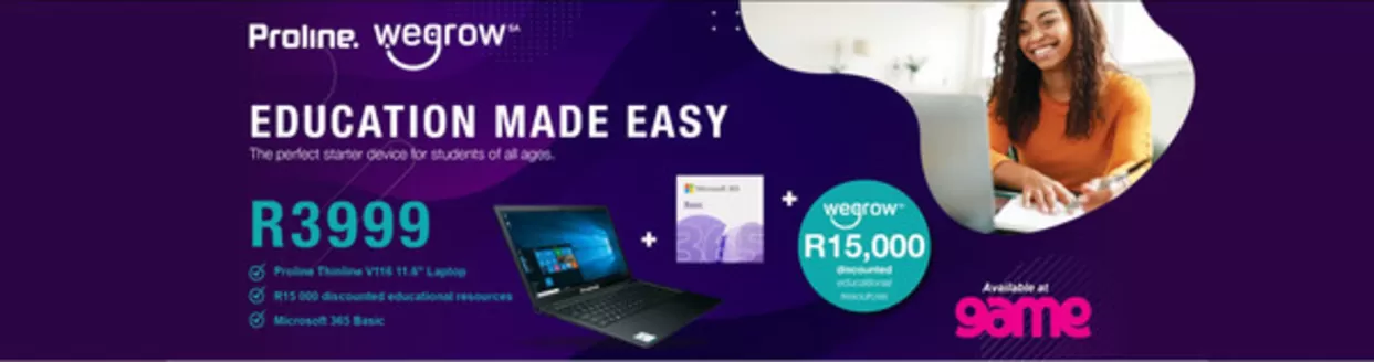 Proline catalogue in Carletonville | Education Made Easy | 2026-03-24T00:00:00.000Z - 2026-04-07T00:00:00.000Z