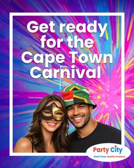 Party City catalogue in Emalahleni | Get Ready For The Cape Town Carnival | 2026-03-24T00:00:00.000Z - 2026-04-07T00:00:00.000Z