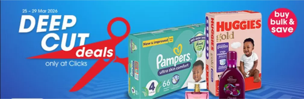 Clicks catalogue | Deep cut deals | 2026-03-25T00:00:00.000Z - 2026-03-29T00:00:00.000Z