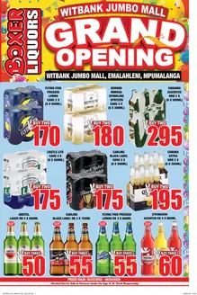 Boxer Liquors catalogue in Carolina | Witbank Jumbo Mall Liquors Opening | 2026-03-26T00:00:00.000Z - 2026-04-08T00:00:00.000Z