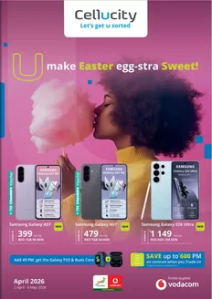 Cellucity catalogue in Secunda | U Make Easter Egg-Stra Sweet! | 2026-04-02T00:00:00.000Z - 2026-05-06T00:00:00.000Z