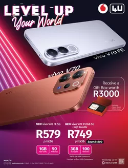 Vodacom catalogue in Secunda | Level Up Your World | 2026-04-02T00:00:00.000Z - 2026-05-06T00:00:00.000Z