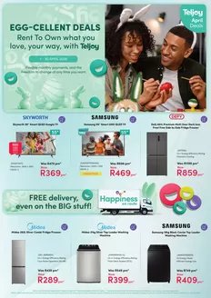 Teljoy catalogue in Secunda | Egg-Cellent Deals | 2026-04-01T00:00:00.000Z - 2026-04-30T00:00:00.000Z