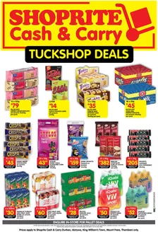 Shoprite catalogue | Shoprite Cash Carry Tuckshop Deals Durban Mount Frere 6 April - 3 May | 2026-04-06T00:00:00.000Z - 2026-05-03T00:00:00.000Z