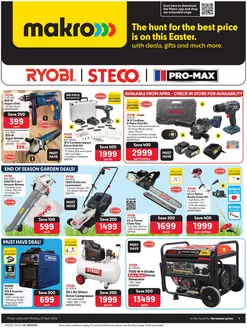 Makro catalogue in Oudtshoorn | Offers for bargain hunters | 2026-04-08T00:00:00.000Z - 2026-04-27T00:00:00.000Z