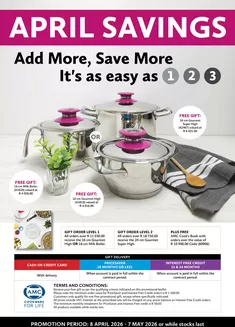 AMC Cookware catalogue in Newcastle | April Savings | 2026-04-08T00:00:00.000Z - 2026-05-07T00:00:00.000Z