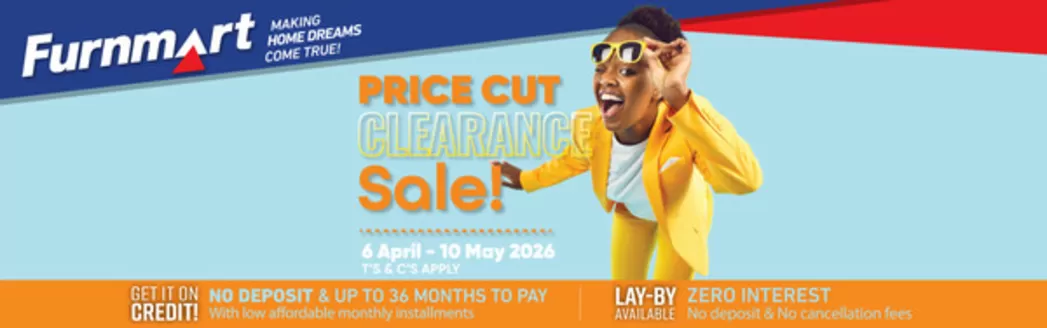 Furnmart catalogue | Price Cut Clearance Sale! | 2026-04-09T00:00:00.000Z - 2026-05-10T00:00:00.000Z