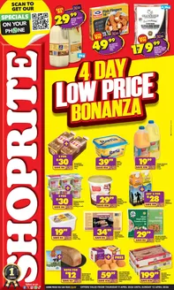 Shoprite catalogue in Kirkwood | Shoprite Low Price Bonanza KwaZulu-Natal 9 April - 12 April | 2026-04-09T00:00:00.000Z - 2026-04-12T00:00:00.000Z