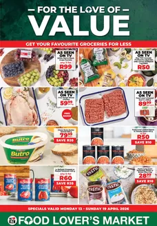 Food Lover's Market catalogue | KwaZulu-Natal - 13 - 19 April 2026 | 2026-04-12T00:00:00.000Z - 2026-04-19T00:00:00.000Z