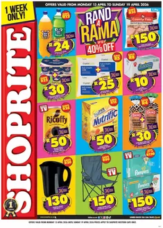 Shoprite catalogue in | Shoprite Rand a Rama Western Cape 13 April - 19 April | 2026-04-13T00:00:00.000Z - 2026-04-19T00:00:00.000Z