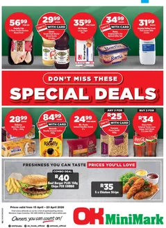 OK MiniMark catalogue in Saldanha | OK MiniMark weekly specials | 2026-04-15T00:00:00.000Z - 2026-04-23T00:00:00.000Z