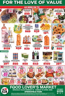 Food Lover's Market catalogue in Saldanha | Springfield - 13 - 19 April 2026 | 2026-04-12T00:00:00.000Z - 2026-04-19T00:00:00.000Z