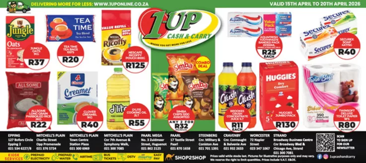 1UP catalogue in Saldanha | 1UP weekly specials | 2026-04-15T00:00:00.000Z - 2026-04-20T00:00:00.000Z
