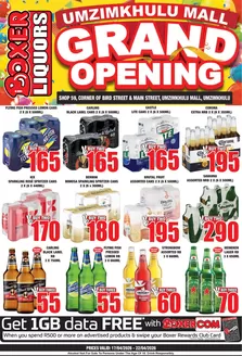 Boxer Liquors catalogue in  | Umzimkhulu Mall Liquors Opening | 2026-04-17T00:00:00.000Z - 2026-04-22T00:00:00.000Z