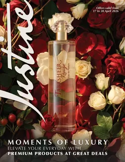 Justine catalogue in Elim | Justine MOMENTS OF LUXURY | 2026-04-17T00:00:00.000Z - 2026-04-30T00:00:00.000Z