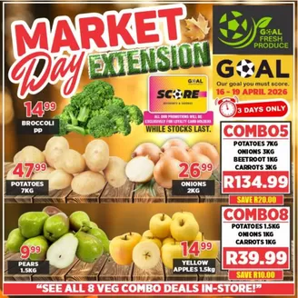 Goal Supermarket catalogue in  | Offers for bargain hunters | 2026-04-16T00:00:00.000Z - 2026-04-19T00:00:00.000Z