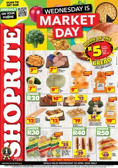Shoprite catalogue in Vredendal | Shoprite Market Day Deals Valid 22 April | 2026-04-22T00:00:00.000Z - 2026-04-22T00:00:00.000Z