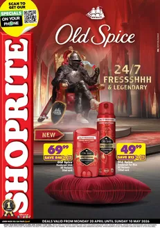 Shoprite catalogue in Vredendal | Shoprite Old Spice Essentials Western Cape 20 April - 10 May | 2026-04-20T00:00:00.000Z - 2026-05-10T00:00:00.000Z