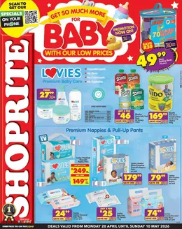 Shoprite catalogue in Acornhoek | Shoprite Baby Savings Eastern Cape 20 April - 10 May | 2026-04-20T00:00:00.000Z - 2026-05-10T00:00:00.000Z