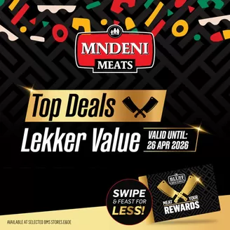 Bluff Meat Supply catalogue in Lichtenburg | Top offers for smart savers | 2026-04-22T00:00:00.000Z - 2026-04-26T00:00:00.000Z