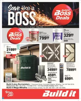 Build It catalogue in Bredasdorp | Discounts and promotions | 2026-04-24T00:00:00.000Z - 2026-05-09T00:00:00.000Z