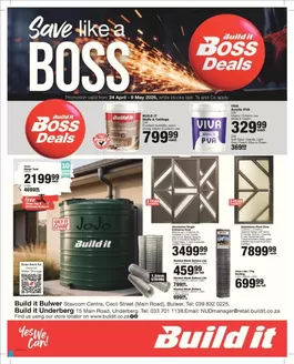 Build It catalogue in Randburg | Current bargains and offers | 2026-04-24T00:00:00.000Z - 2026-05-09T00:00:00.000Z