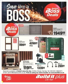 Build It catalogue in Queensburgh | Current special promotions | 2026-04-24T00:00:00.000Z - 2026-05-09T00:00:00.000Z