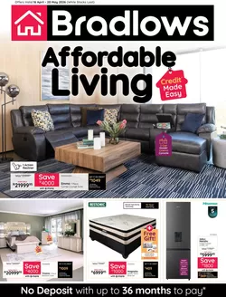 Bradlows catalogue in Lichtenburg | Affordable Living | 2026-04-22T00:00:00.000Z - 2026-05-20T00:00:00.000Z