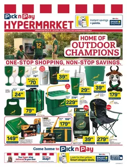 Pick n Pay Hypermarket catalogue in  | Home Of Outdoor Champions | 2026-04-22T00:00:00.000Z - 2026-04-23T00:00:00.000Z