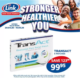 Link Pharmacy catalogue in  | Offers for bargain hunters | 2026-04-20T00:00:00.000Z - 2026-05-10T00:00:00.000Z