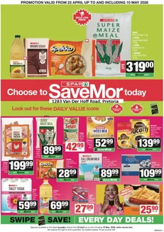 Spar Savemor catalogue in Estcourt | Choose To Savemor Today | 2026-04-23T00:00:00.000Z - 2026-05-10T00:00:00.000Z