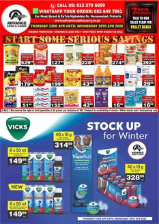 Advance Cash n Carry catalogue in Queensburgh | Advance Cash n Carry weekly specials | 2026-04-23T00:00:00.000Z - 2026-04-29T00:00:00.000Z