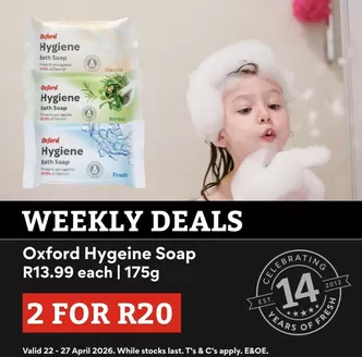 Oxford Freshmarket catalogue in Hartbeespoort | Exclusive bargains | 2026-04-22T00:00:00.000Z - 2026-04-27T00:00:00.000Z