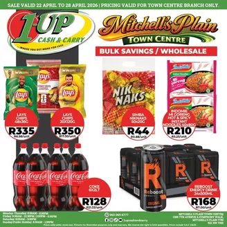 1UP catalogue in Uitenhage | Great offer for bargain hunters | 2026-04-22T00:00:00.000Z - 2026-04-28T00:00:00.000Z