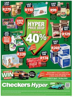 Checkers catalogue in Tsomo | Checkers Hyper Price Drop Promotion Gauteng 27 April | 2026-04-26T00:00:00.000Z - 2026-05-10T00:00:00.000Z