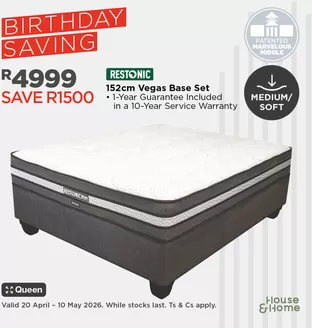 House & Home catalogue | House & Home weekly specials | 2026-04-20T00:00:00.000Z - 2026-05-10T00:00:00.000Z