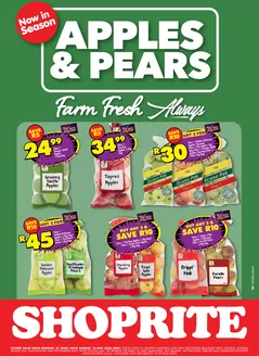 Shoprite catalogue | Shoprite Apples and Pears Western Cape 27 April - 10 May | 2026-04-27T00:00:00.000Z - 2026-05-10T00:00:00.000Z