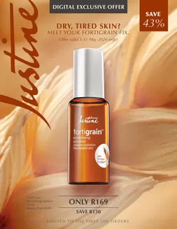 Justine catalogue | Justine FortiGrain Exclusive Offer | 2026-05-01T00:00:00.000Z - 2026-05-31T00:00:00.000Z