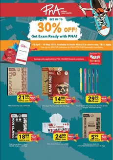 PNA catalogue in Wesselsbron | 30% Off | 2026-05-04T00:00:00.000Z - 2026-05-10T00:00:00.000Z