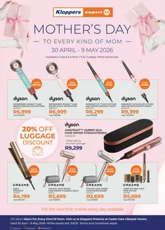Expert Kloppers catalogue | Mother's Day | 2026-05-04T00:00:00.000Z - 2026-05-09T00:00:00.000Z